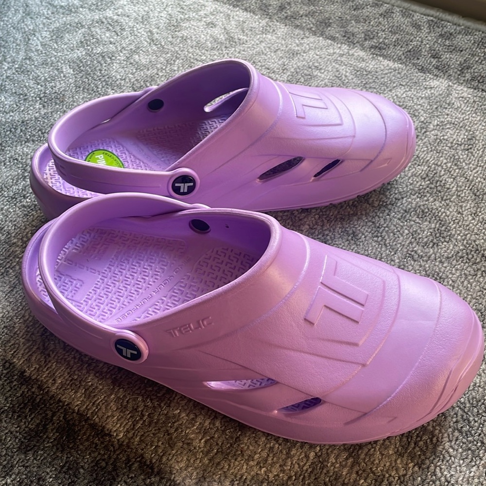 Telic unisex purple dream clog sandals